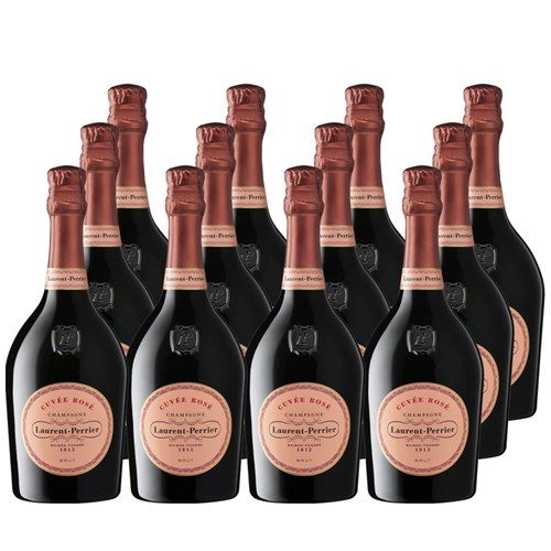 Laurent Perrier Cuvee Rose Champagne 75cl Case of 12 Champagne